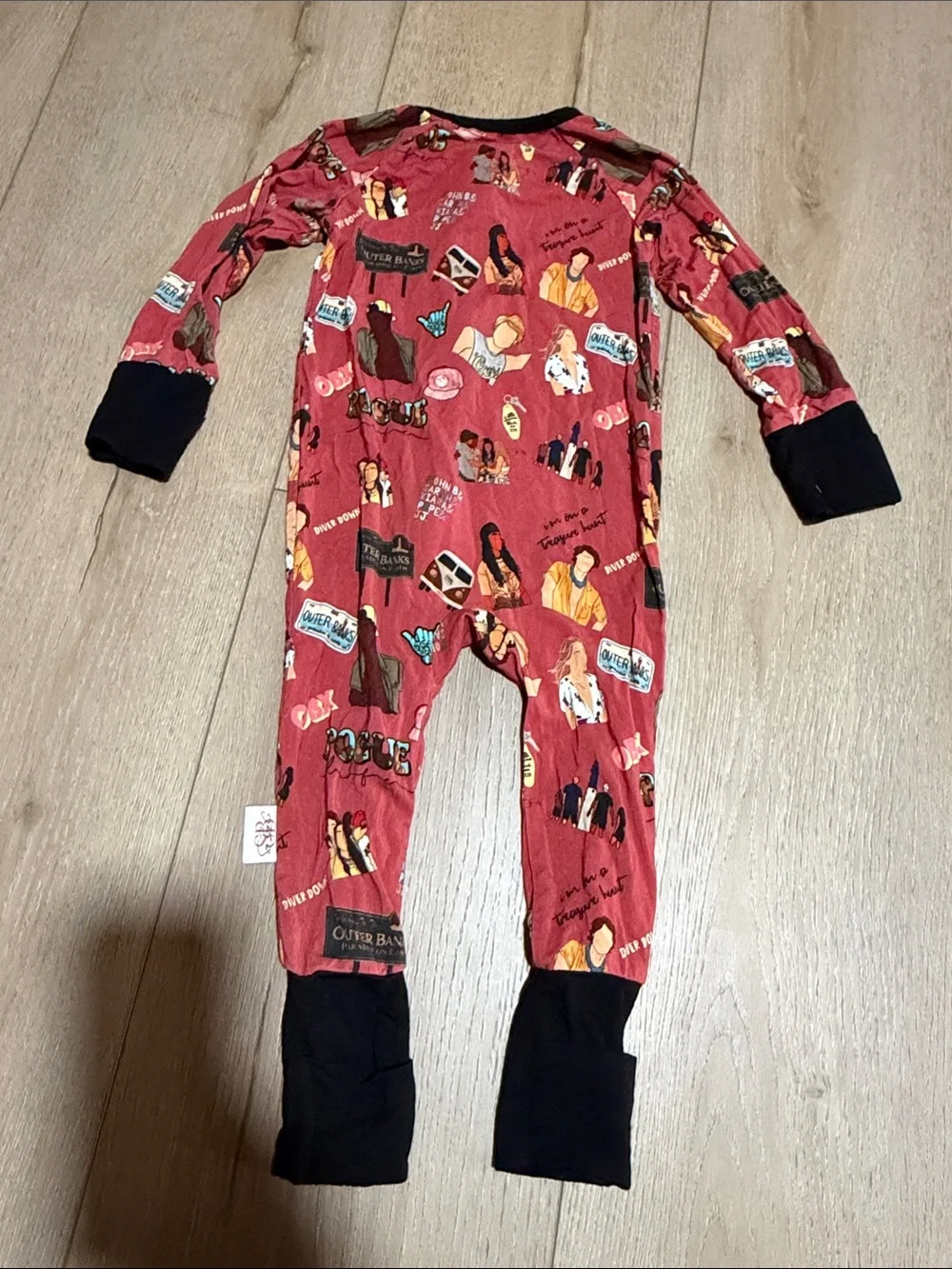 Bamboo zippy|Outerbanks print|18-24M